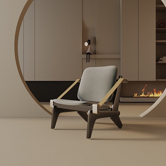 modern leisure chair 3d model