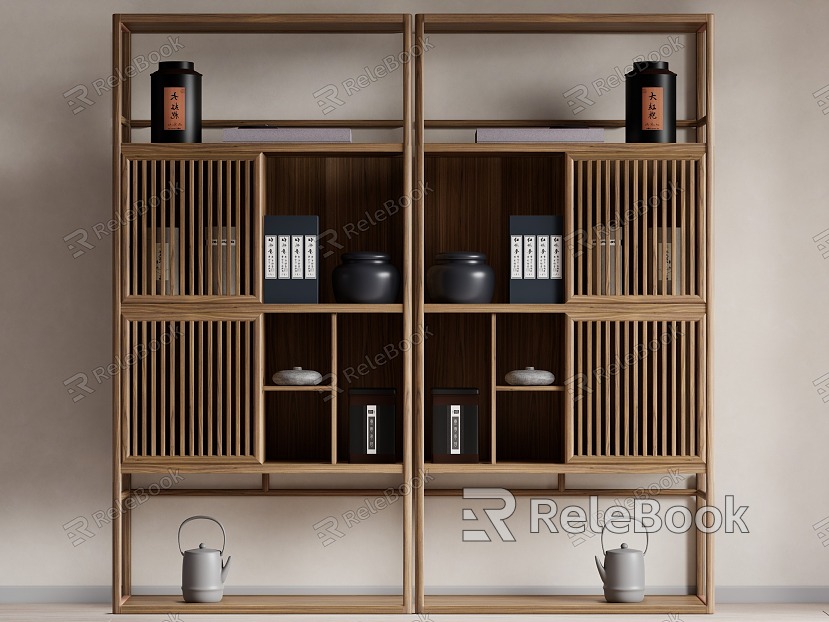 New Chinese-style Antique Rack Storage Rack model