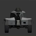 Futuristic Armored Functional Vehicle With Robust Structure