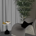 Modern Leisure Chair Lazy Sofa Side 3d model