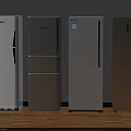 Haier Refrigerators And Freezers Display Different White Silver Styles In Modern Interior