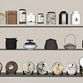 New Chinese Tea Set 3d model