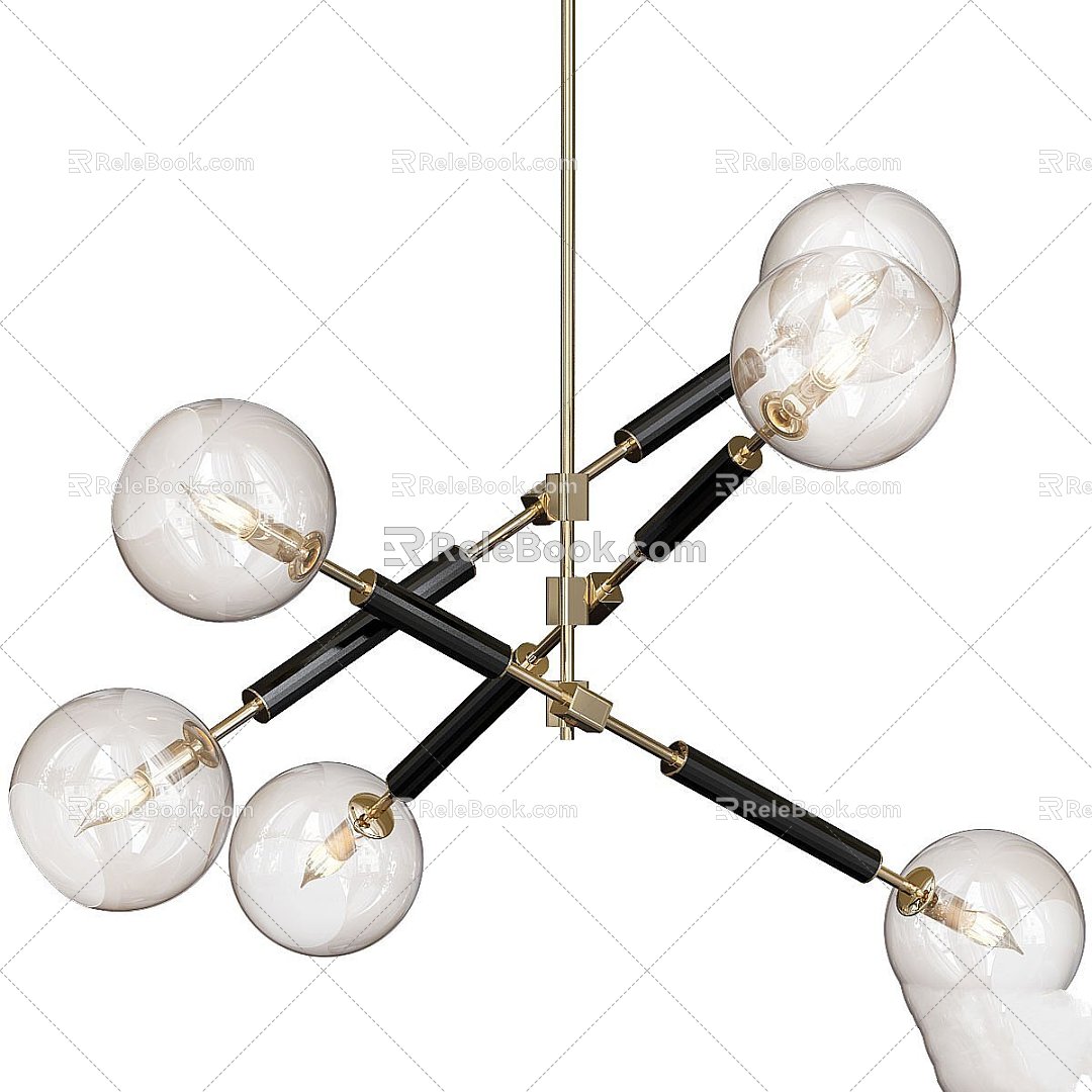 Modern chandelier chandelier 3d model