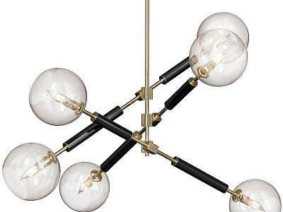 Modern chandelier 3d model