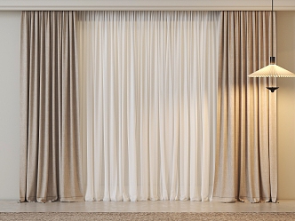 Modern Curtains 3d model