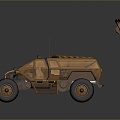 Bulletproof Car Armed Jeep Armed Car Armed Bulletproof Car Military Jeep Off-road Jeep Humvee 3d model