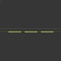 Modern Decorative Wall With Black Background And Gold Geometric Lines Design