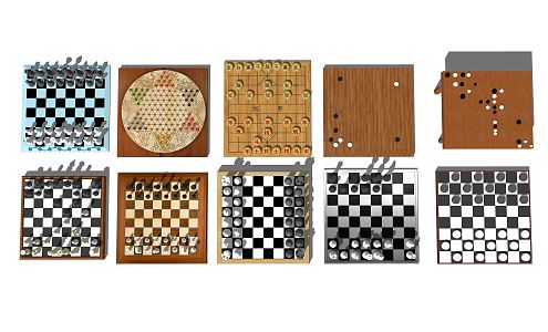 modern chess 3d model