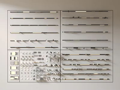 Downlights and Spotlights with Various Modern Styles and Decorative Lighting Designs 3d model