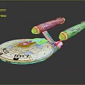 Modern Spaceship Spacecraft 3d model