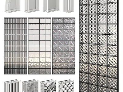Modern Room Dividers With Various Patterns And Designs For Interior Space Separation 3d model