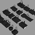 Black Kitchen Sinks With Faucets In Various Modern Designs And Sizes