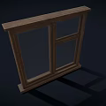 Windows Old-fashioned Windows Old Windows 80's Windows Wooden Windows Wooden Windows Low Face Number Low Model Simple Model Game Sub-era Film and Television Level Super Realism 3d model
