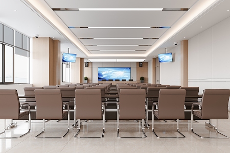 Modern Conference Room Report Hall Conference Room 3d model