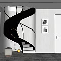 revolving staircase 3d model