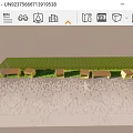 People Sitting On Outdoor Landscape Seats With Yellow Wooden Design Green Hedge And Paved Floor