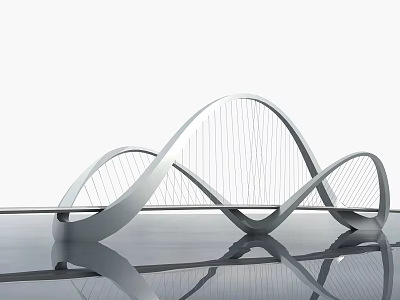 Landscape Bridge 3d model