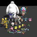 Modern Robot Toy Robot 3d model
