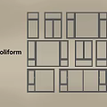 Poliform Casement Windows Featuring Various Modern Styles and Sleek Designs for Home Use