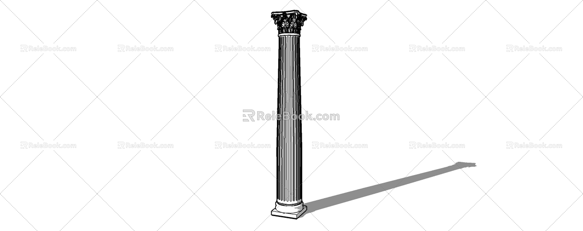 European Roman Column Stigma Style II model