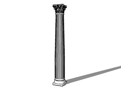 European Roman Column Stigma Style II model