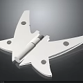 Butterfly Shaped Metal Hardware Tool Clamp With Practical Grip And Hole Design