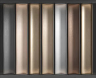 Modern wall plate metal wall plate 3d model