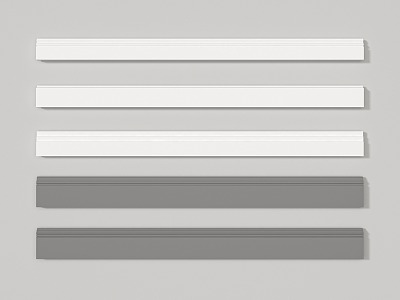 Modern skirting line skirting line ground line gypsum line foot line 3d model