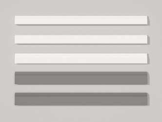 Modern skirting line skirting line ground line gypsum line foot line 3d model