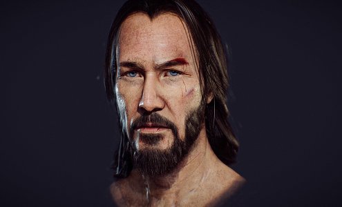 Modern man Keanu Reeves 3d model