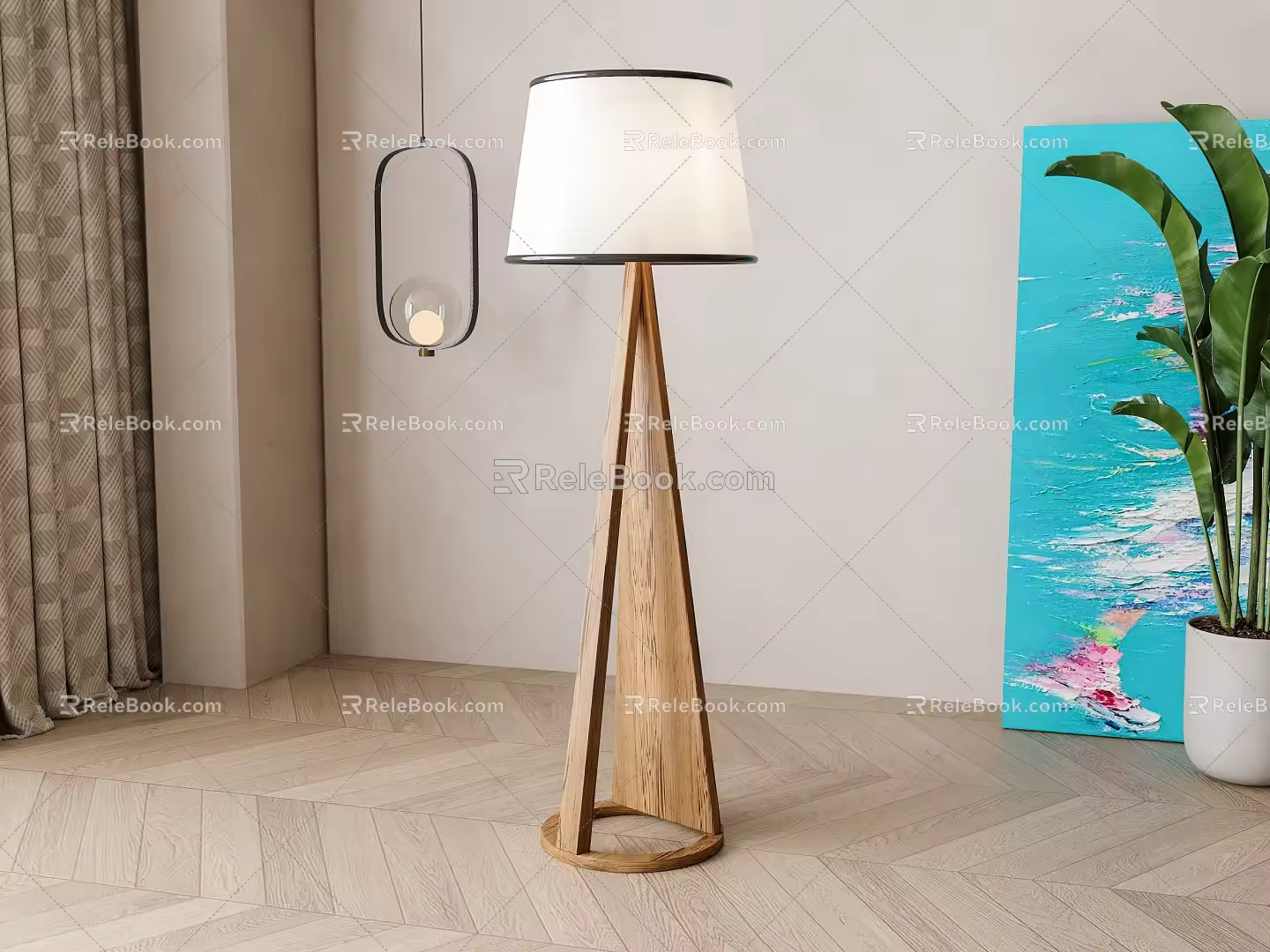 Floor lamp 3d model