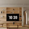 Modern Living And Dining Room Design With Beige Sofa Coffee Table Dining Chairs And Plants