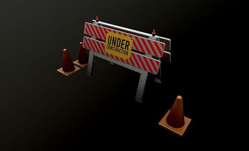 Building Barrier 3d model