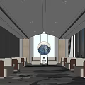 VIP Reception Room Modern Reception Room 3d model