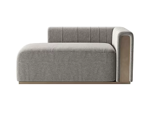 Modern chaise lounge sofa 3d model