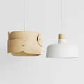 Nordic Chandelier Log Chandelier 3d model