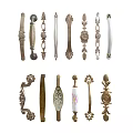 French Cabinet Door Handle Cabinet Door Handle Metal Handle Crystal Handle Round Handle Round Handle 3d model