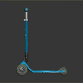 Kids Blue Scooter With Two Wheels Adjustable Handle And Fun Design