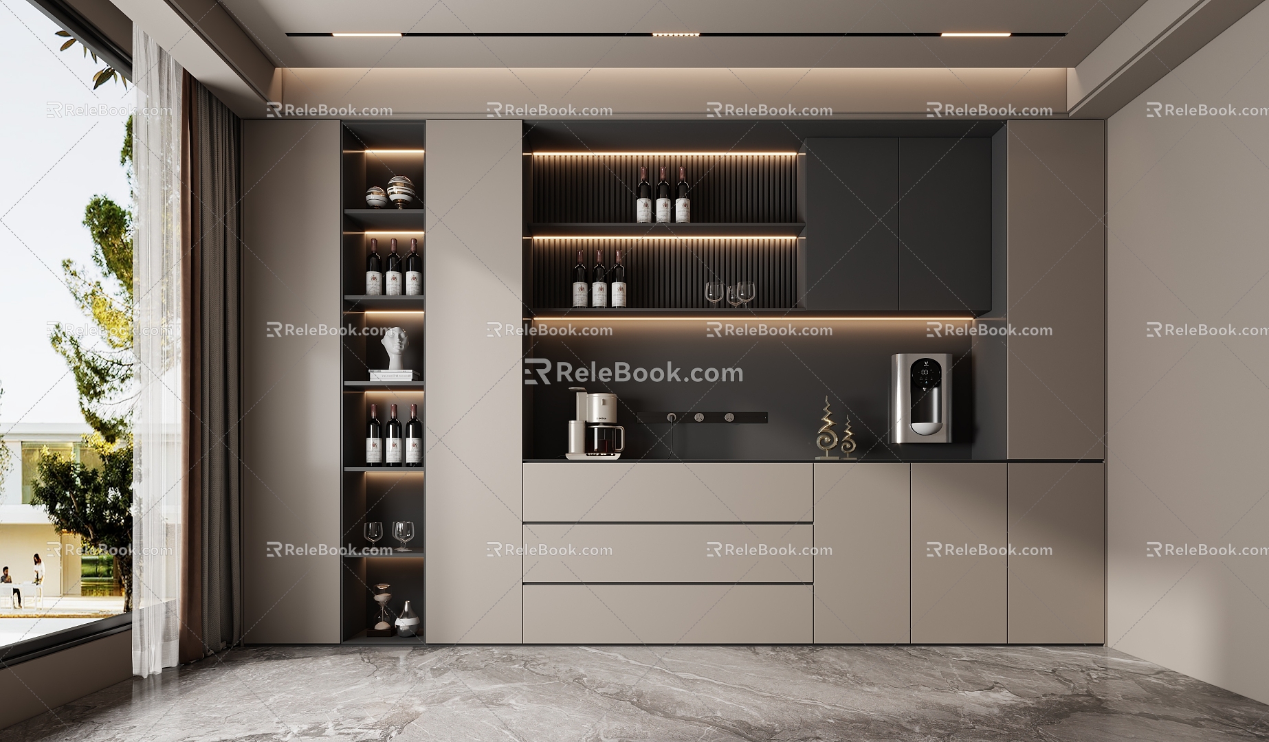 Wine Cabinet 3d model