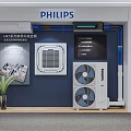 PHILIPS Home Appliances Showroom Displaying Air Conditioners Refrigerators With Modern Interior