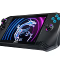 MSI Handheld Gaming PC With Vibrant Dragon Graphic Display And LED Controller Joysticks