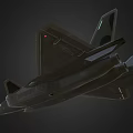 Modern Stealth Fighter Jet with Camouflage Paint and Advanced Aerospace Design