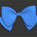 Bright Blue Decorative Bow As Practical Household Item For Daily Use