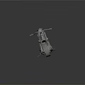 Shiny Metal Custom Motorcycle With Long Handlebars And Sleek Design For