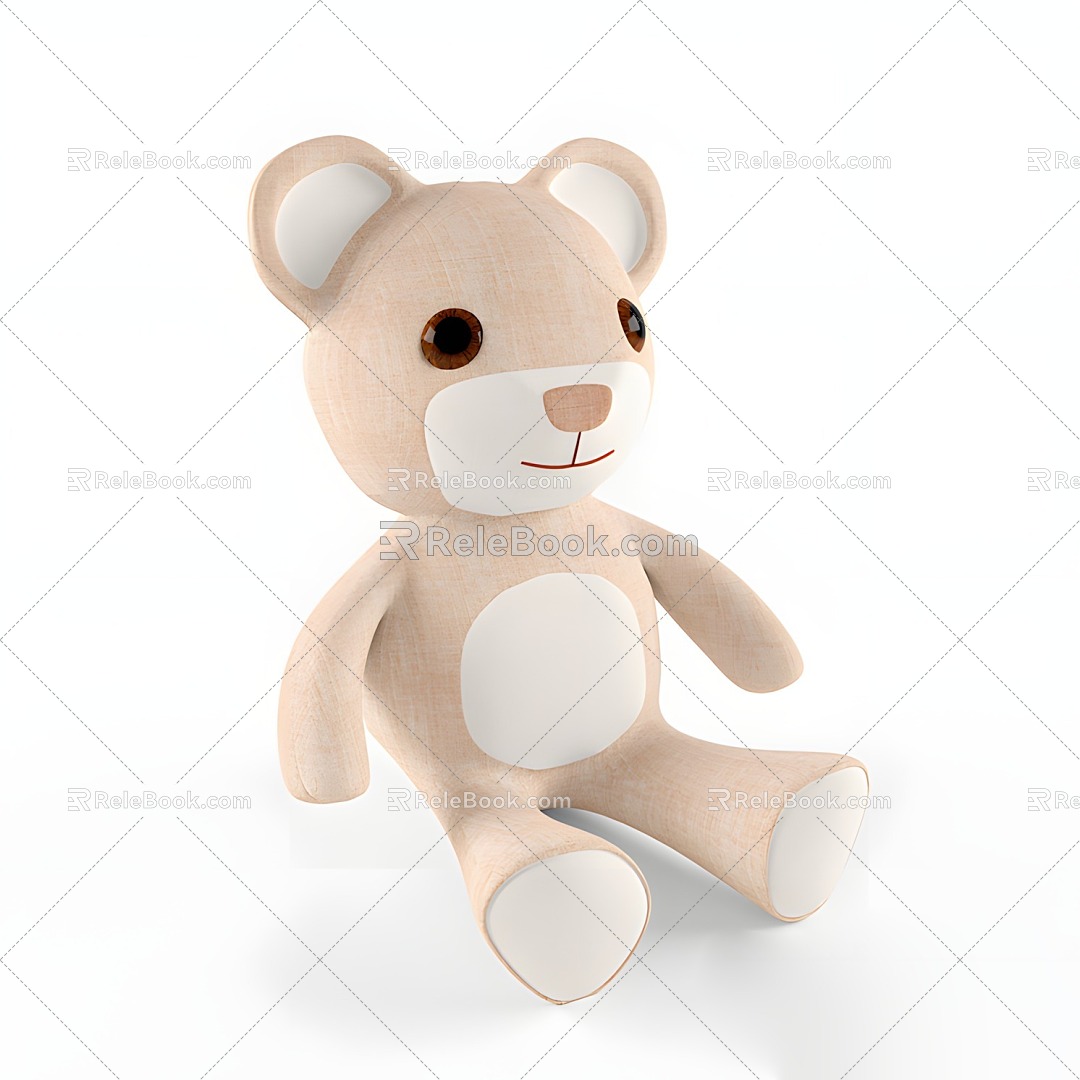 Toy bear cartoon bear IP 3d model