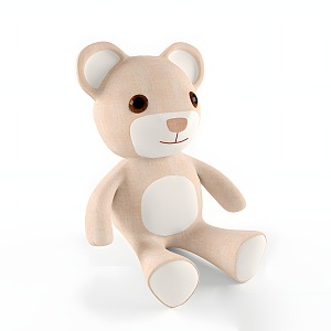 Toy bear cartoon bear IP 3d model