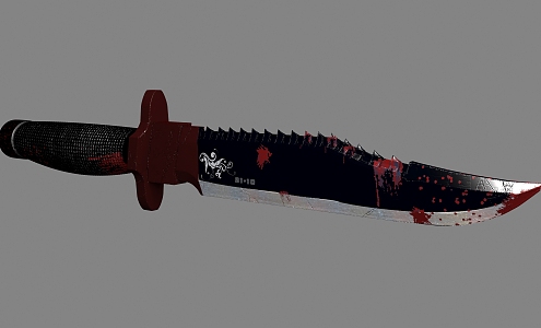 Modern Knife Times Dagger 3d model