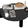 Middle Ancient Style Coffee Table 3d model