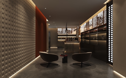 The Modern Bar 3d model