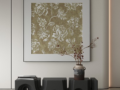 modern decorative painting 3d model